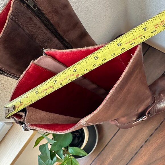 Brand New & Never Worn Bed|Stu Glaye Teak Rustic Brown 9.0 NOT WIDE CALF - Picture 14 of 14